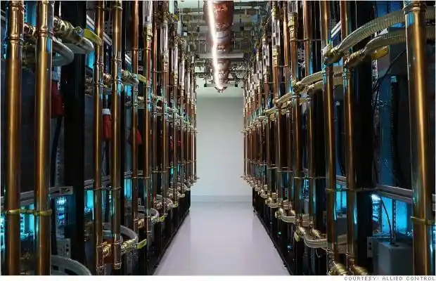 Modern mining farm setup